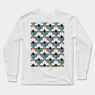 Playing Origami Flower Geometry - Color Floral Play #1 Pastel Long Sleeve T-Shirt